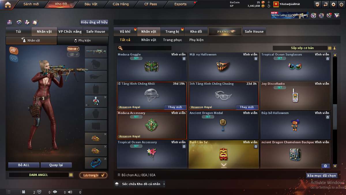 shop acc cf uy tin gia re